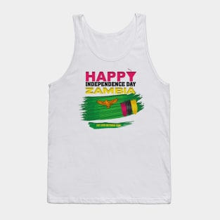 Happy Independence Day Zambia Tank Top